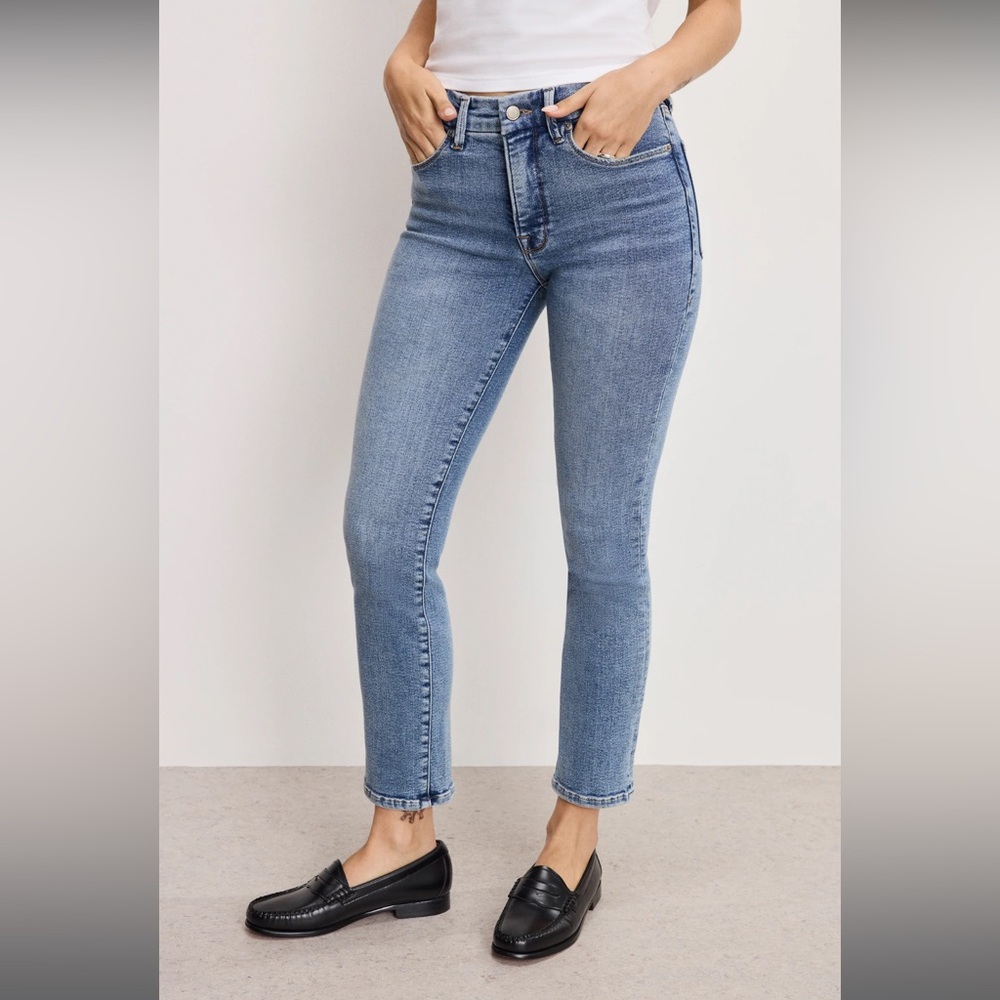 Good American Good Legs Straight Jeans Straight Jeans Size 10 / 30